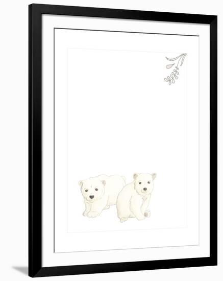Baby Animals II-June Erica Vess-Framed Art Print