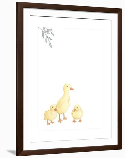 Baby Animals III-June Erica Vess-Framed Art Print