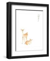 Baby Animals VI-June Erica Vess-Framed Art Print