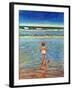 "Baby at the Beach," July 23, 1949-Austin Briggs-Framed Giclee Print