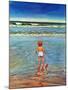 "Baby at the Beach," July 23, 1949-Austin Briggs-Mounted Giclee Print