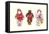 Baby Bear Paper Doll-Zelda Fitzgerald-Framed Stretched Canvas