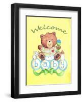 Baby Bear Welcome-Melinda Hipsher-Framed Premium Giclee Print