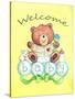 Baby Bear Welcome-Melinda Hipsher-Stretched Canvas