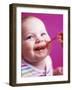 Baby Being Fed Baby Food-Alexandra Grablewski-Framed Photographic Print