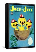 Baby Birds - Jack and Jill, April 1958-Phyllis Gimour-Framed Stretched Canvas