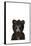 Baby Black Bear-Leah Straatsma-Framed Stretched Canvas