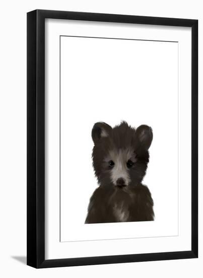 Baby Black Bear-Leah Straatsma-Framed Art Print