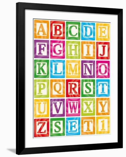 Baby Blocks Set-VSLP-Framed Art Print