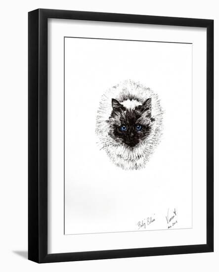 Baby Blue Ball, 2015-Vincent Alexander Booth-Framed Giclee Print