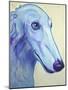 Baby Blue Borzoi-Dawgart-Mounted Giclee Print