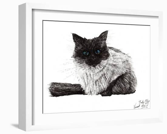 Baby Blue Eyes,2015-Vincent Alexander Booth-Framed Giclee Print