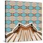 Baby Blue Sensu-Belen Mena-Stretched Canvas