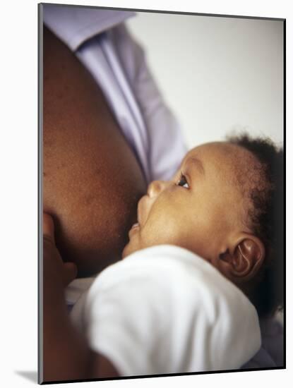 Baby Boy Breastfeeding-Ian Boddy-Mounted Photographic Print