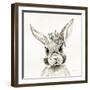 Baby Bunny with Crown-Yvette St. Amant-Framed Art Print