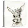 Baby Bunny with Crown-Yvette St. Amant-Stretched Canvas