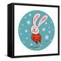 Baby Bunny-Carla Martell-Framed Stretched Canvas