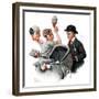 "Baby Carriage", May 20,1916-Norman Rockwell-Framed Giclee Print