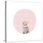 Baby Cheetah Pink-Leah Straatsma-Stretched Canvas