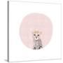 Baby Cheetah Pink-Leah Straatsma-Stretched Canvas