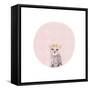 Baby Cheetah Pink-Leah Straatsma-Framed Stretched Canvas