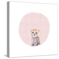 Baby Cheetah Pink-Leah Straatsma-Stretched Canvas