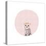 Baby Cheetah Pink-Leah Straatsma-Stretched Canvas