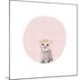 Baby Cheetah Pink-Leah Straatsma-Mounted Art Print