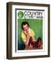 "Baby Chicks," Country Gentleman Cover, April 1, 1937-Tom L. Chore-Framed Giclee Print