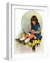 "Baby Chicks,"May 7, 1932-Ellen Pyle-Framed Giclee Print