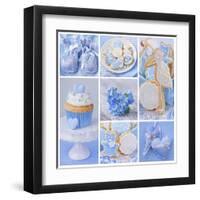 Baby Collage-egal-Framed Art Print