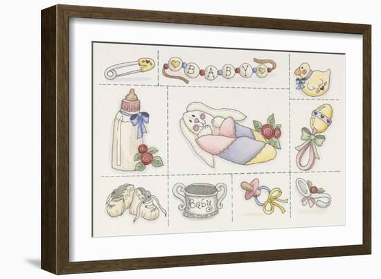 Baby Collage-Debbie McMaster-Framed Giclee Print