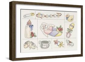 Baby Collage-Debbie McMaster-Framed Giclee Print