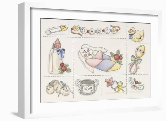 Baby Collage-Debbie McMaster-Framed Giclee Print