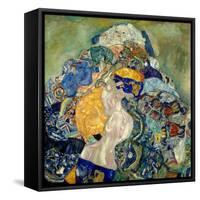 Baby (Cradl)-Gustav Klimt-Framed Stretched Canvas