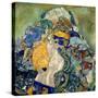 Baby (Cradl)-Gustav Klimt-Stretched Canvas