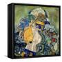 Baby (Cradl)-Gustav Klimt-Framed Stretched Canvas