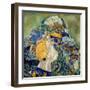 Baby (Cradl)-Gustav Klimt-Framed Giclee Print