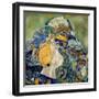 Baby (Cradl)-Gustav Klimt-Framed Giclee Print