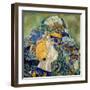Baby (Cradl)-Gustav Klimt-Framed Premium Giclee Print