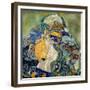 Baby (Cradl)-Gustav Klimt-Framed Giclee Print