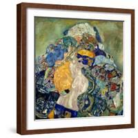 Baby (Cradle). 1917 - 18-Gustav Klimt-Framed Giclee Print