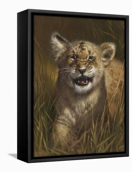 Baby Cub-Michael Jackson-Framed Stretched Canvas