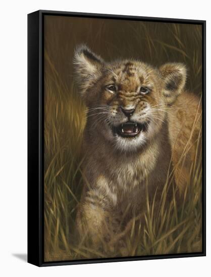 Baby Cub-Michael Jackson-Framed Stretched Canvas