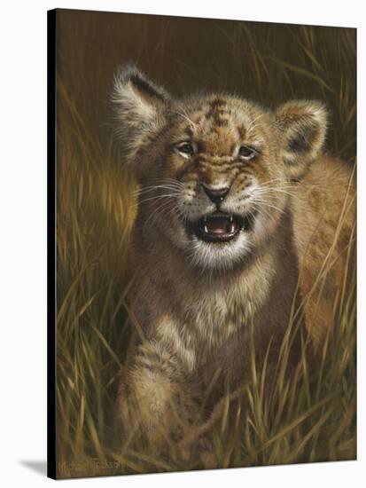 Baby Cub-Michael Jackson-Stretched Canvas