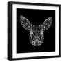 Baby Deer Polygon-Lisa Kroll-Framed Premium Giclee Print