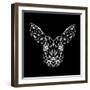 Baby Deer Polygon-Lisa Kroll-Framed Art Print