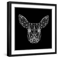 Baby Deer Polygon-Lisa Kroll-Framed Art Print