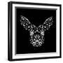 Baby Deer Polygon-Lisa Kroll-Framed Art Print