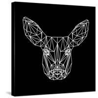 Baby Deer Polygon-Lisa Kroll-Stretched Canvas